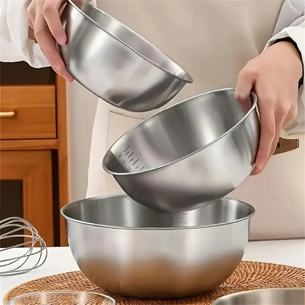 Home Cooking Cookbook - Conjunto de Tigelas de Mistura em