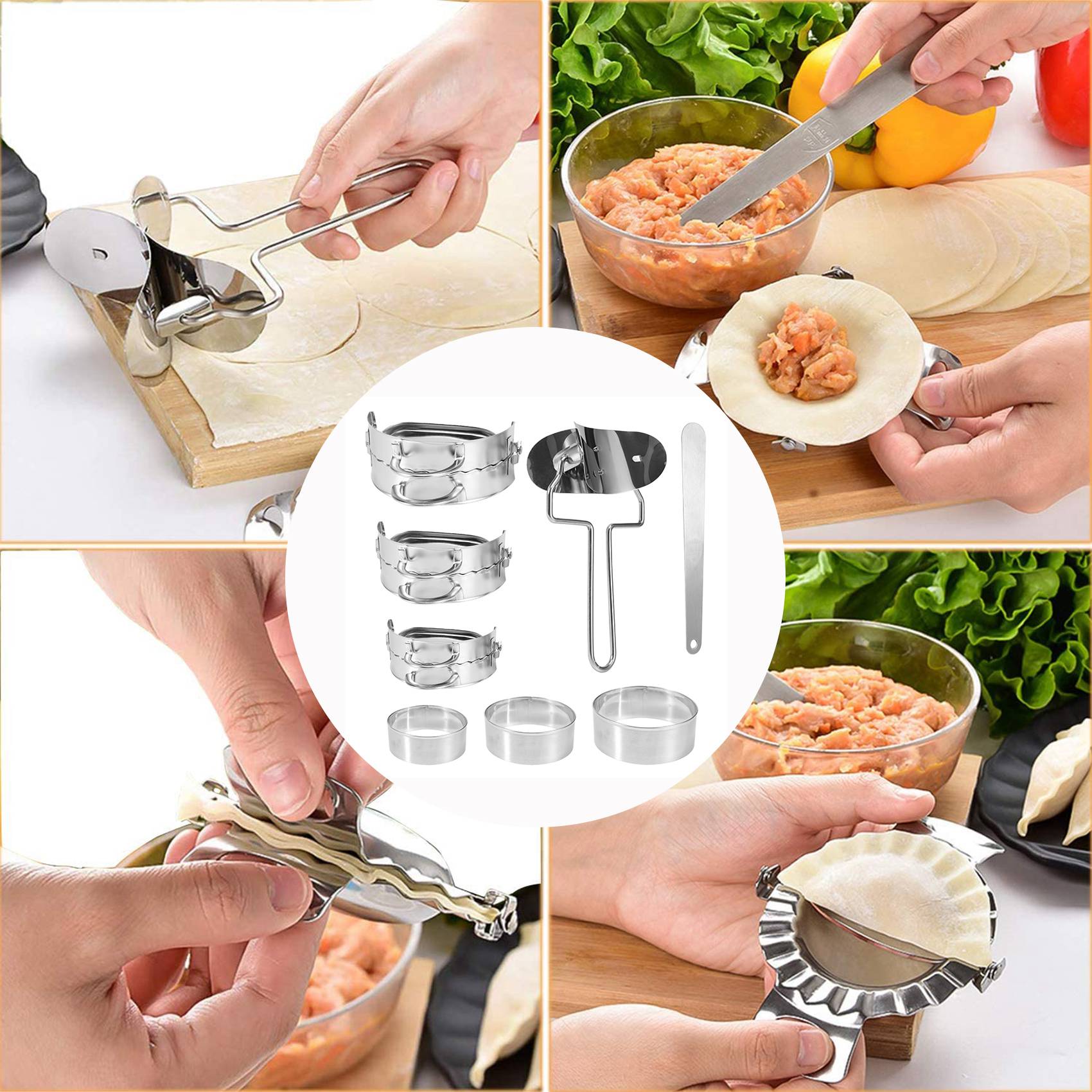 ABKW – Kit para fazer bolinhos - Gyoza Dumpling Maker avaliação e preço